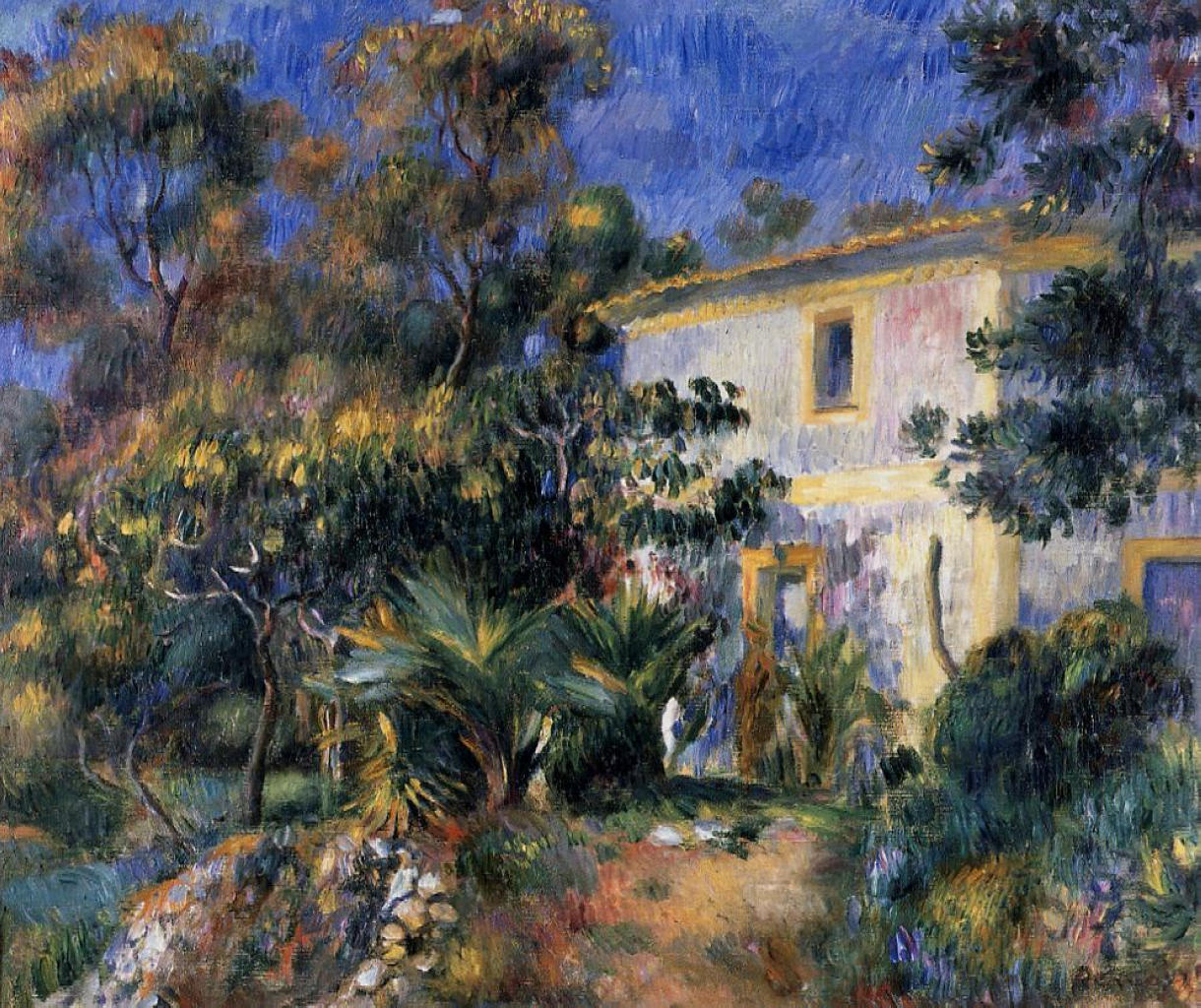 Algiers Landscape - Pierre-Auguste Renoir painting on canvas